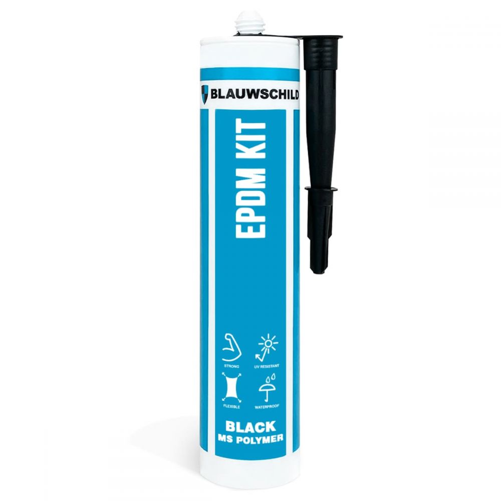 scheiden verkoudheid serie Blauwschild EPDM elastische lijmkit, zwart 290 ml | XXL Direct